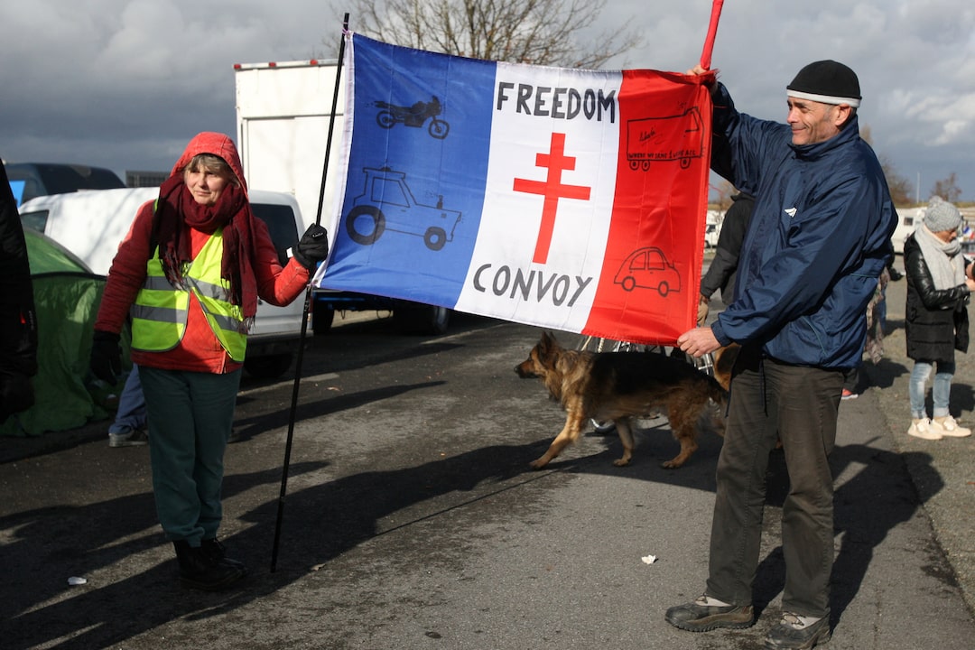 COVID protest convoy arrives in Brussels