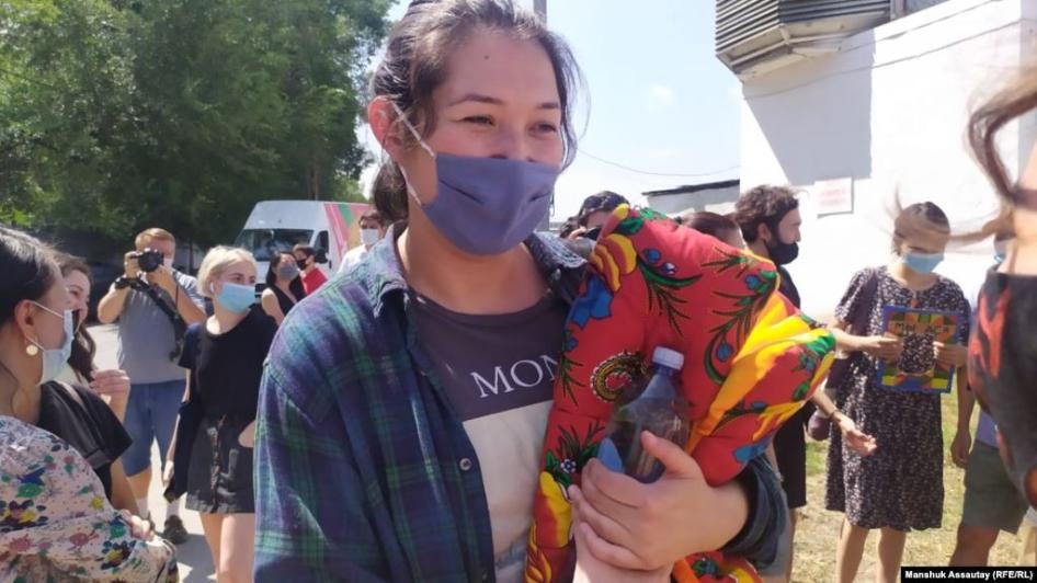 Kazakhstan Activist Gets Criminal Record for Losing Cool with Police