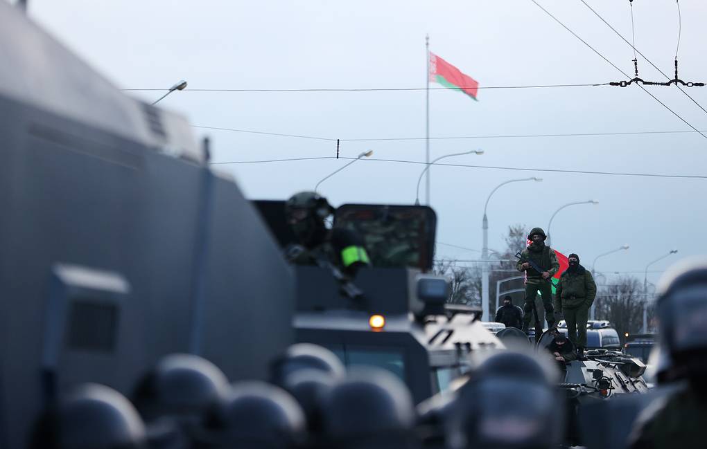 Over 580 people detained during protests in Belarus on October 26