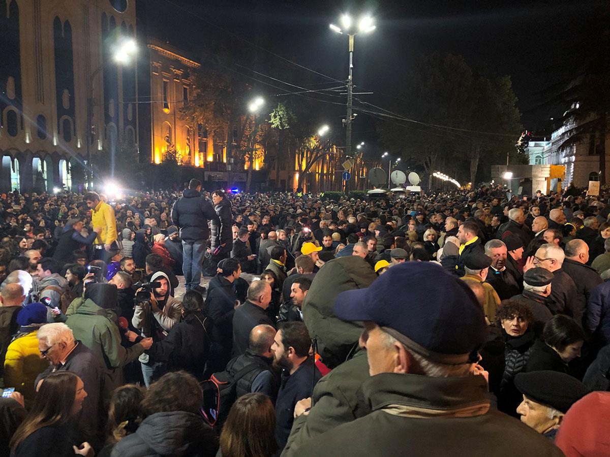 Protests Erupt in Georgia over Failed Electoral Reforms