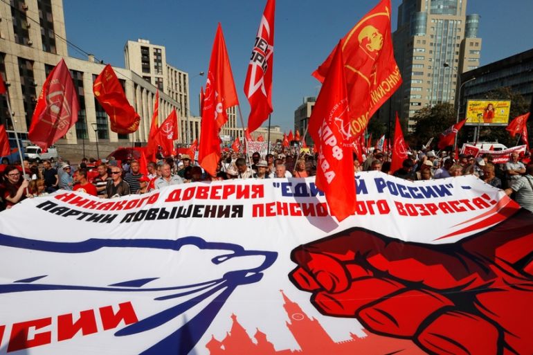 Thousands protest against pension law despite Putin’s rollback
