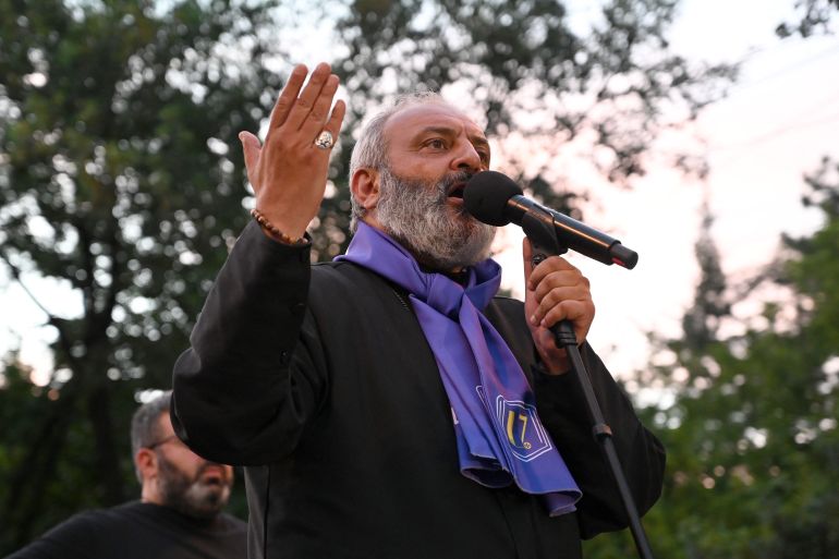 Armenia arrests prominent archbishop over alleged coup plot
