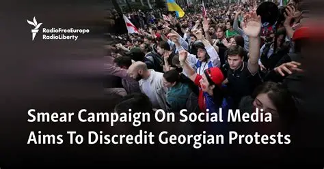 Smear Campaign On Social Media Aims To Discredit Georgian Protests
