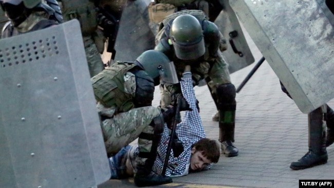 More Than 50,000 Detained Since Protests Started In Belarus, Vyasna Says