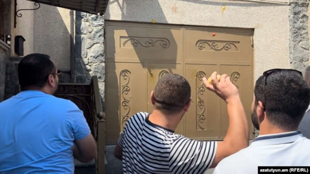 Belarusian Embassy in Yerevan Pelted With Eggs and Tomatoes After Lukashenka Anti-Armenian Statements