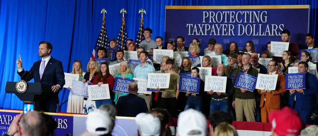 Vance Turns Maine Anti-Fraud Visit Into Midterm Battle Cry