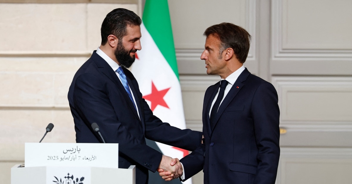 Syria says it is expecting Macron — potential first Western head of state to visit since Ahmed al-Sharaa took power