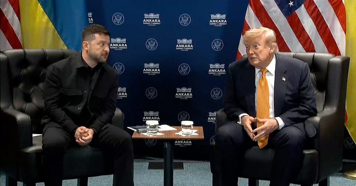 At NATO Summit in Ankara, Trump Says He Believes Putin 'Wants to Reach a Deal' to End War in Ukraine