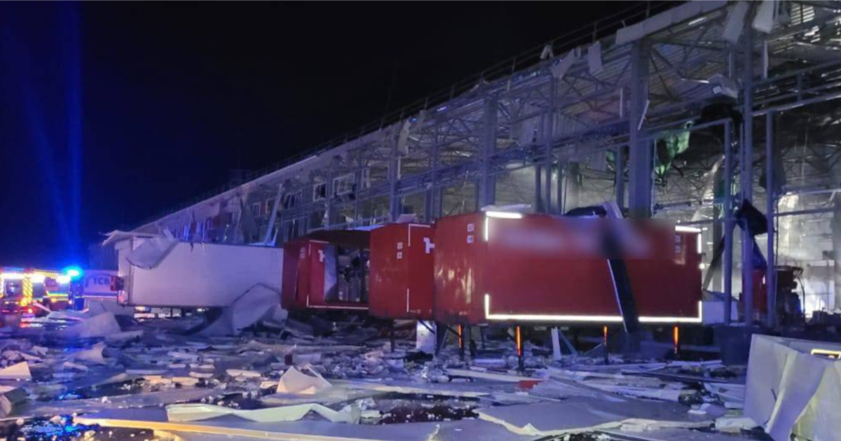 Three killed and 20 wounded after strike hits postal terminal near Kharkiv, regional governor says
