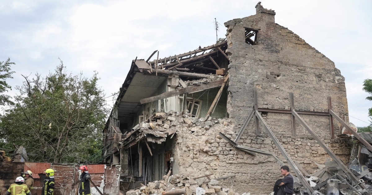 Russian rockets and drones strike Odesa region, damaging homes and infrastructure; Russia says it hit ports as Romania downs drone
