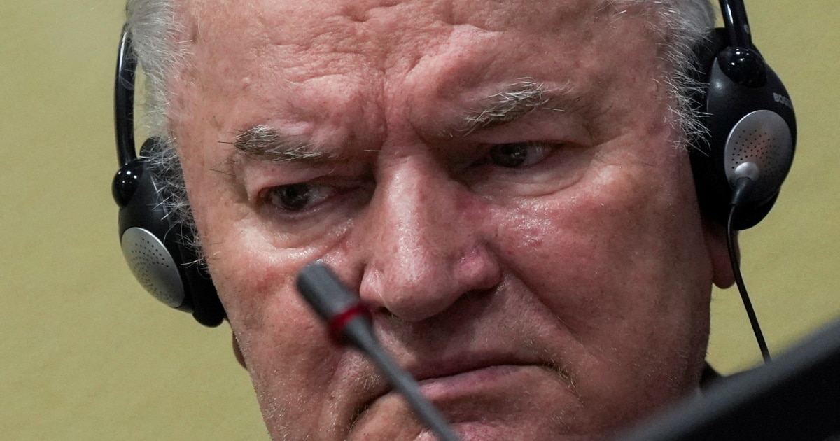 Ratko Mladić, Convicted Over Srebrenica Genocide and Other War Crimes, Dies in The Hague