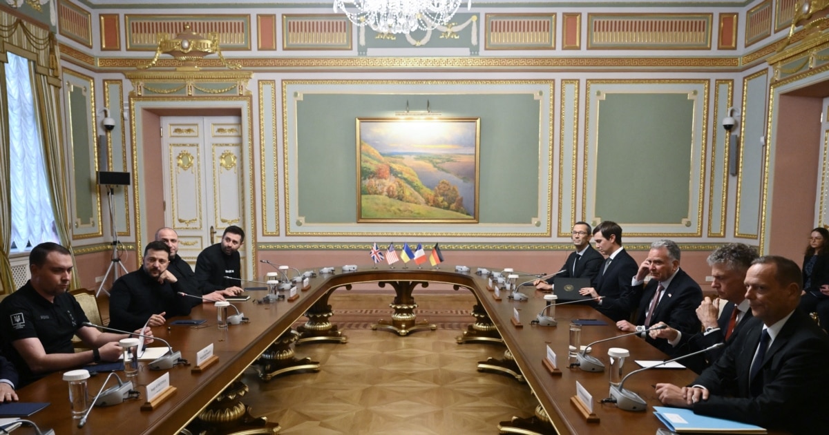Official Kyiv Talks Between Ukraine and U.S. Delegation End After Four Hours; U.S. Envoys Call Meeting Substantive