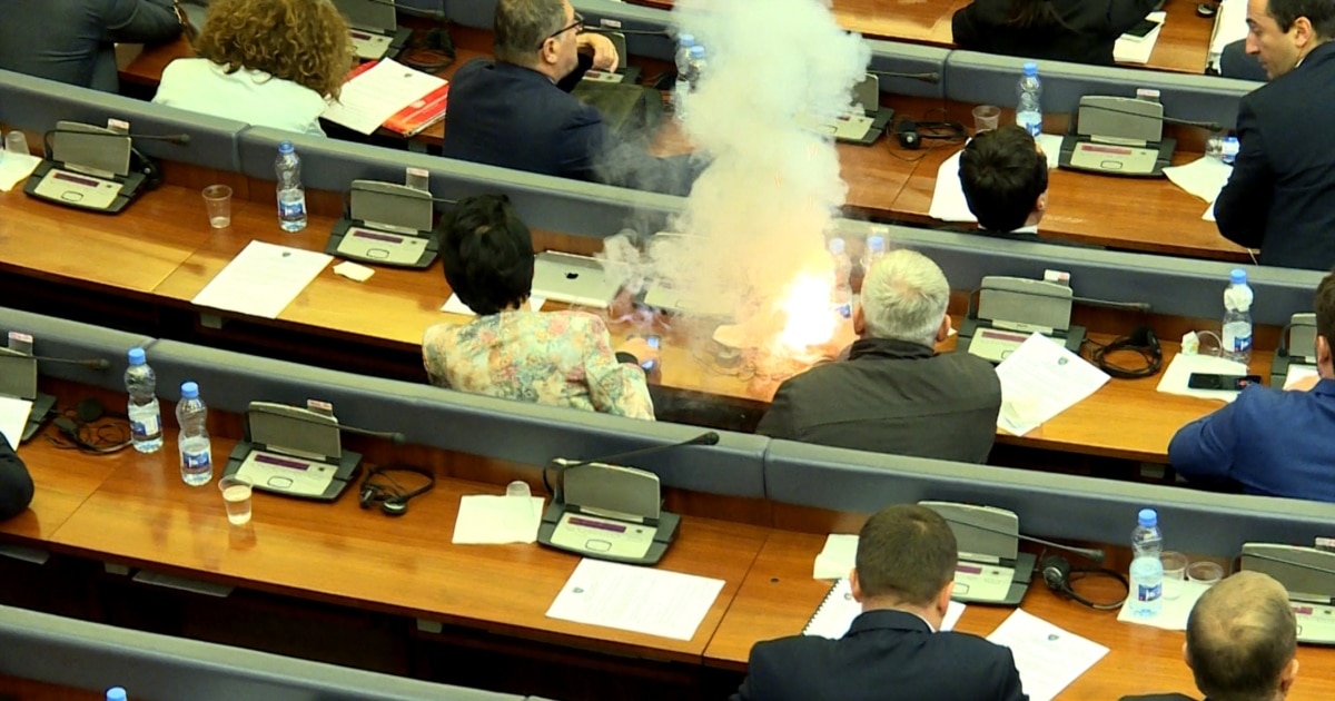 Acting Kosovo Interior Minister Given One-Year Suspended Sentence for Throwing Tear Gas into Parliament